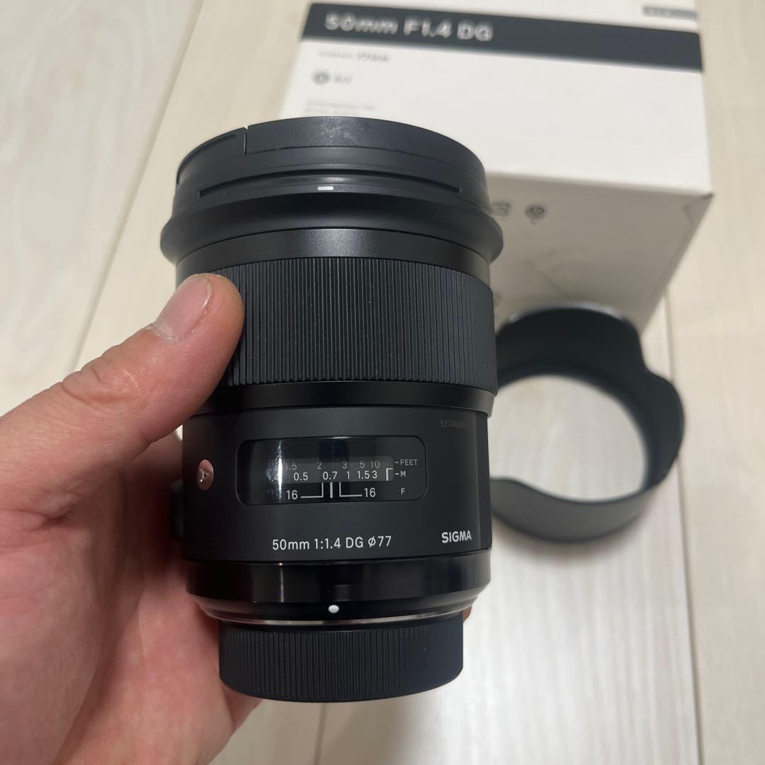 SIGMA 50mm F1.4 DG レンズ