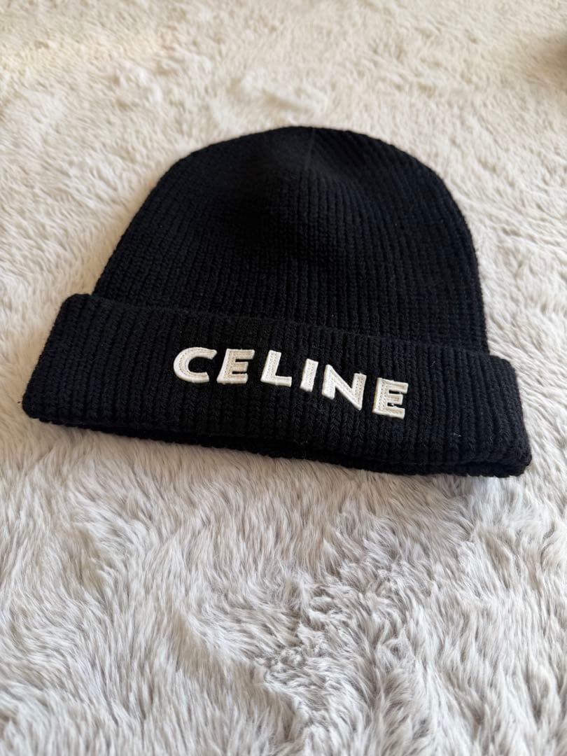 CELINE ニット帽　【美品】　即日発送