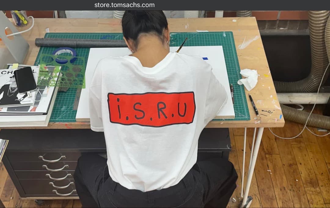 新品 おまけ Tom Sachs NIKECRAFT i.S.R.U. Tシャツ