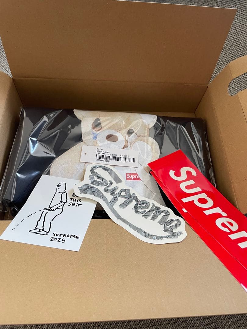 Supreme Bear Tee ブラック L