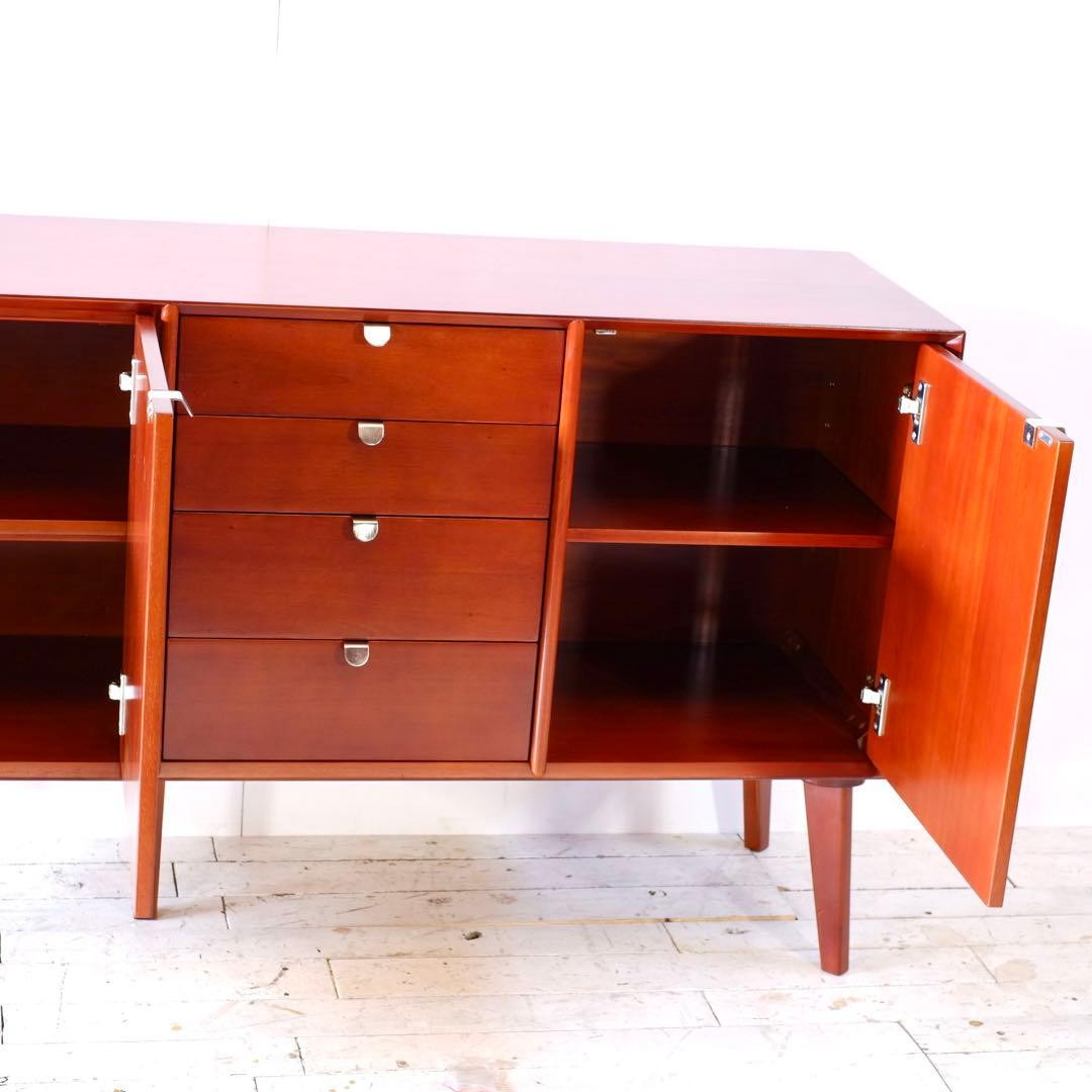 N 新品 160cm リビングボード キャビネット 北欧 ホテル仕様 収納