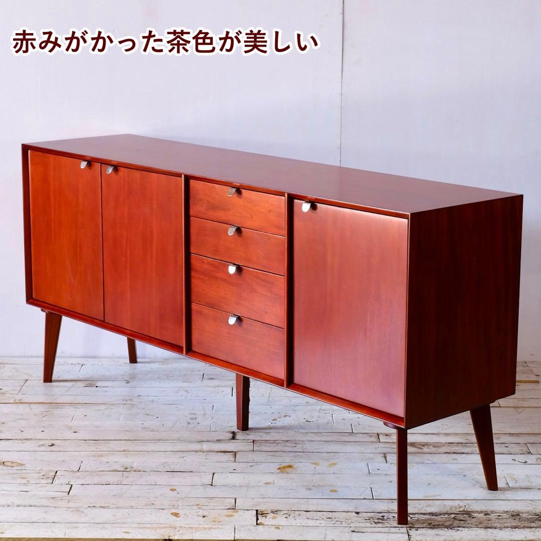 N 新品 160cm リビングボード キャビネット 北欧 ホテル仕様 収納