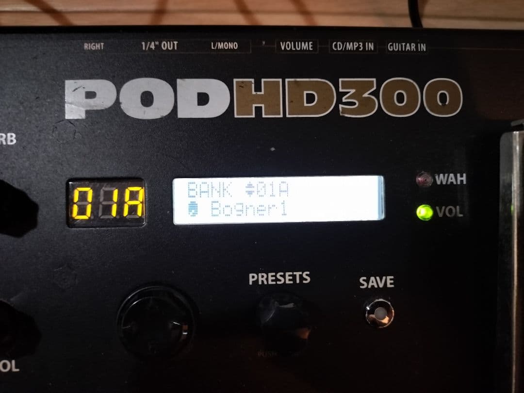 ギター line6 pod hd300