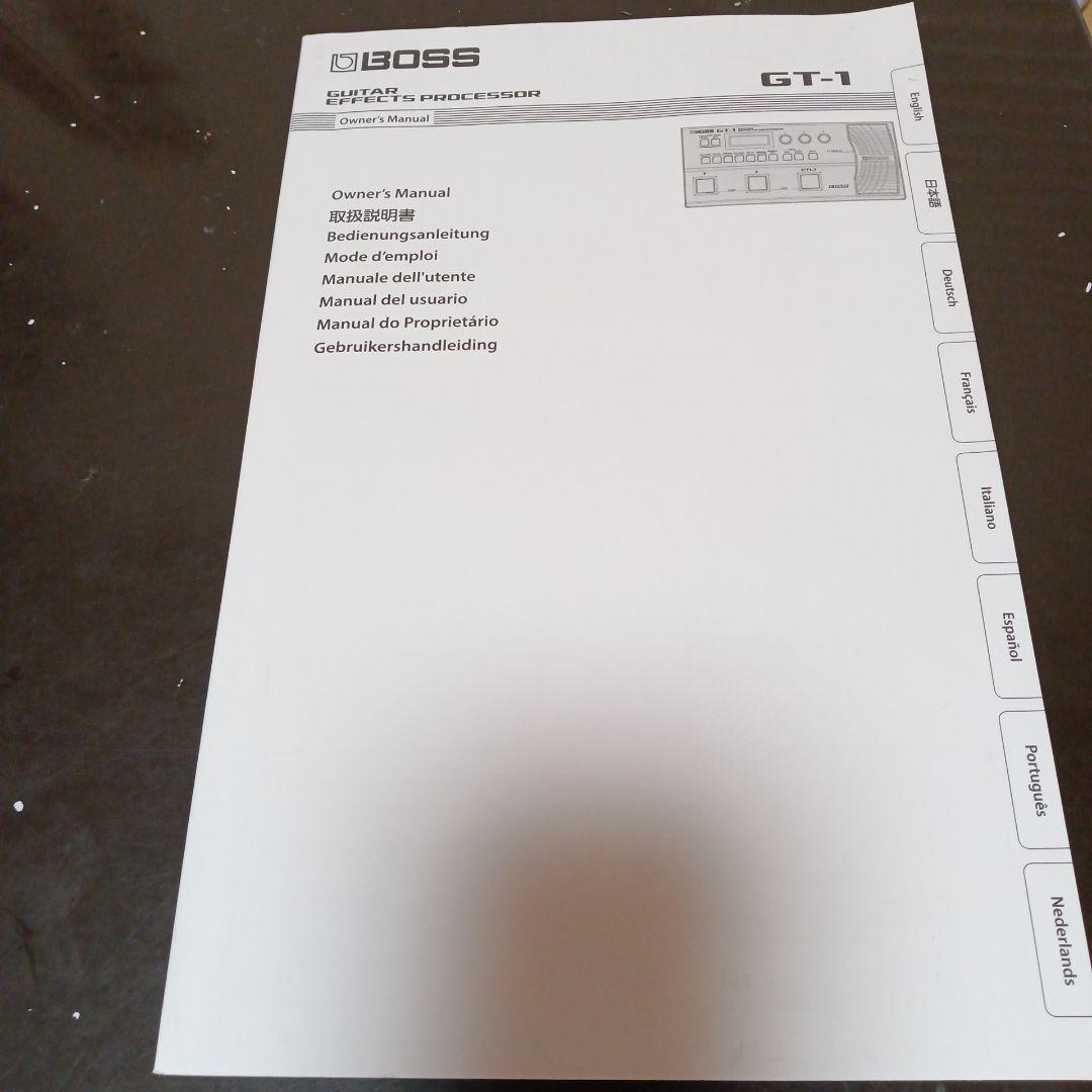 BOSS GT-1 ギターマルチエフェクター　ACアダプター付き