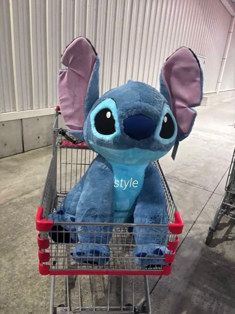 特大スティッチぬいぐるみ 全長(座高)約100cm