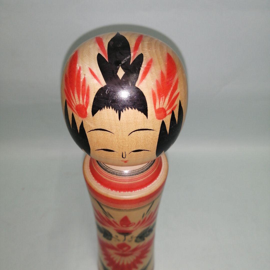 赤だるま　伝統こけし　３個セット　伝統工芸品