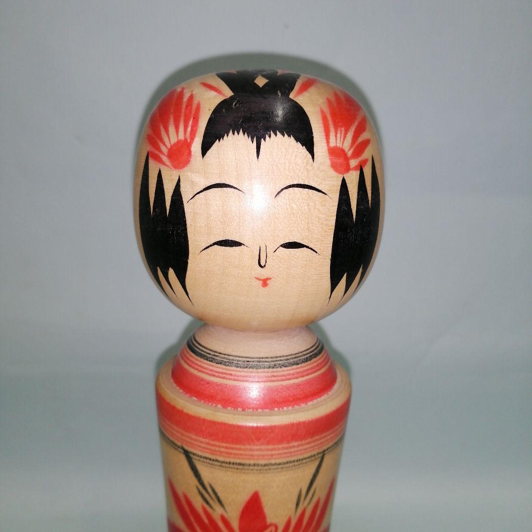 赤だるま　伝統こけし　３個セット　伝統工芸品