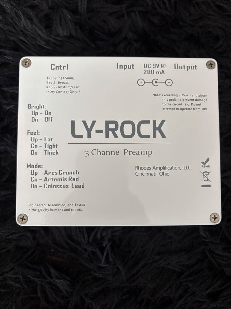 LY-ROCK 3 Channel Preamp KSR ceresのクローン