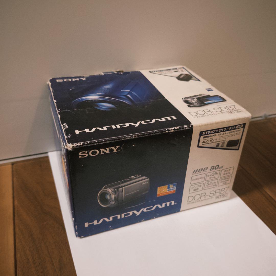 完動品　SONY　Handycam DCR-SR87 箱付き