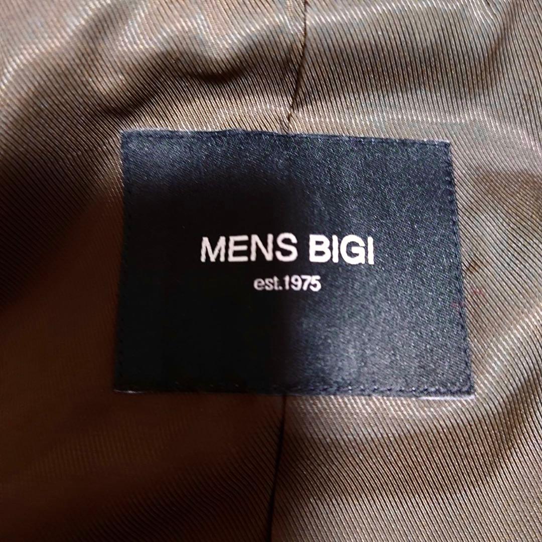 定価5.1万 メンズビギ 最高級ラムレザークロームタンニングジャケット 1/SM