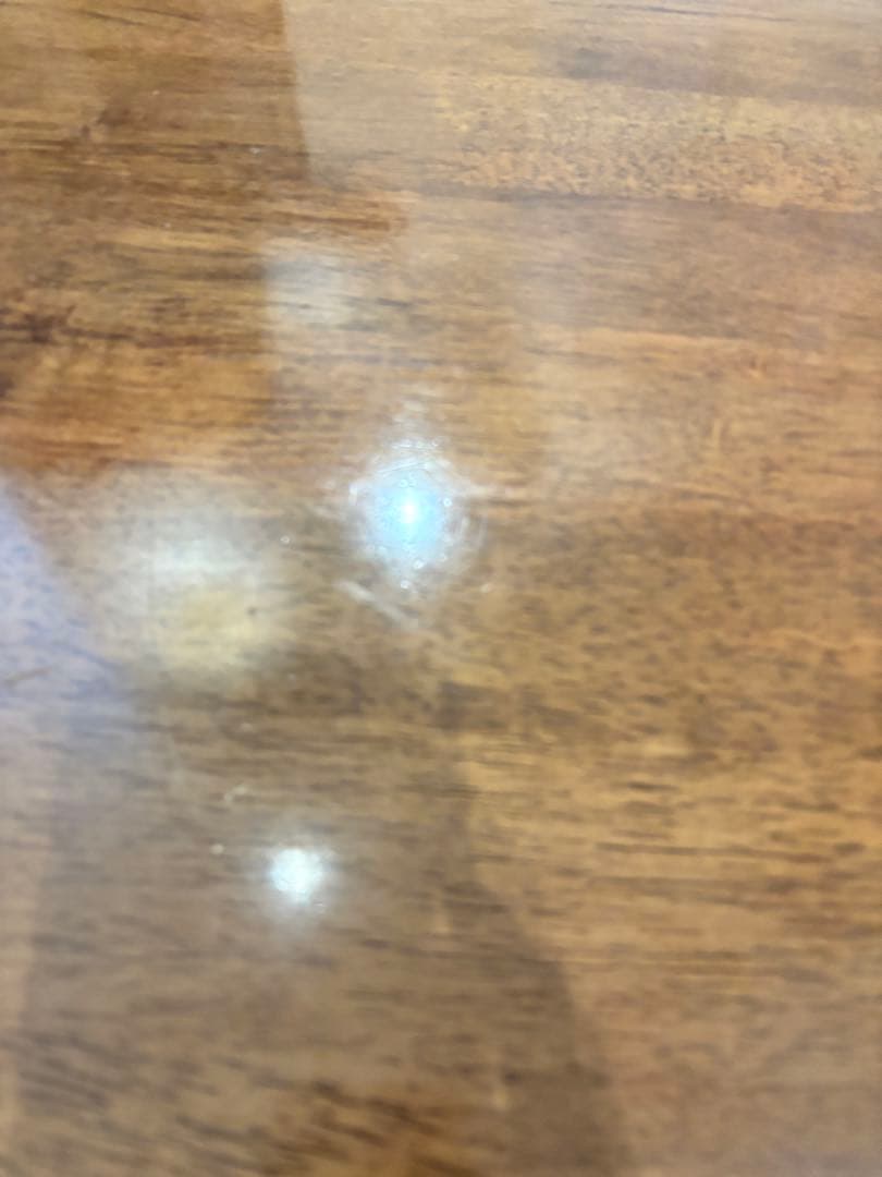 アンティーク風 無垢材 ダイニングテーブル（4人掛け・ブラウン）