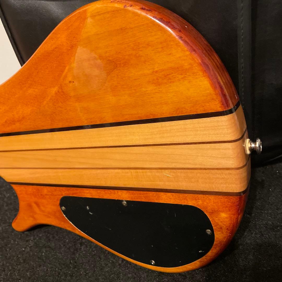 DEAN guitar ディーン Razor アンバー 4弦ベース 専用ケース付