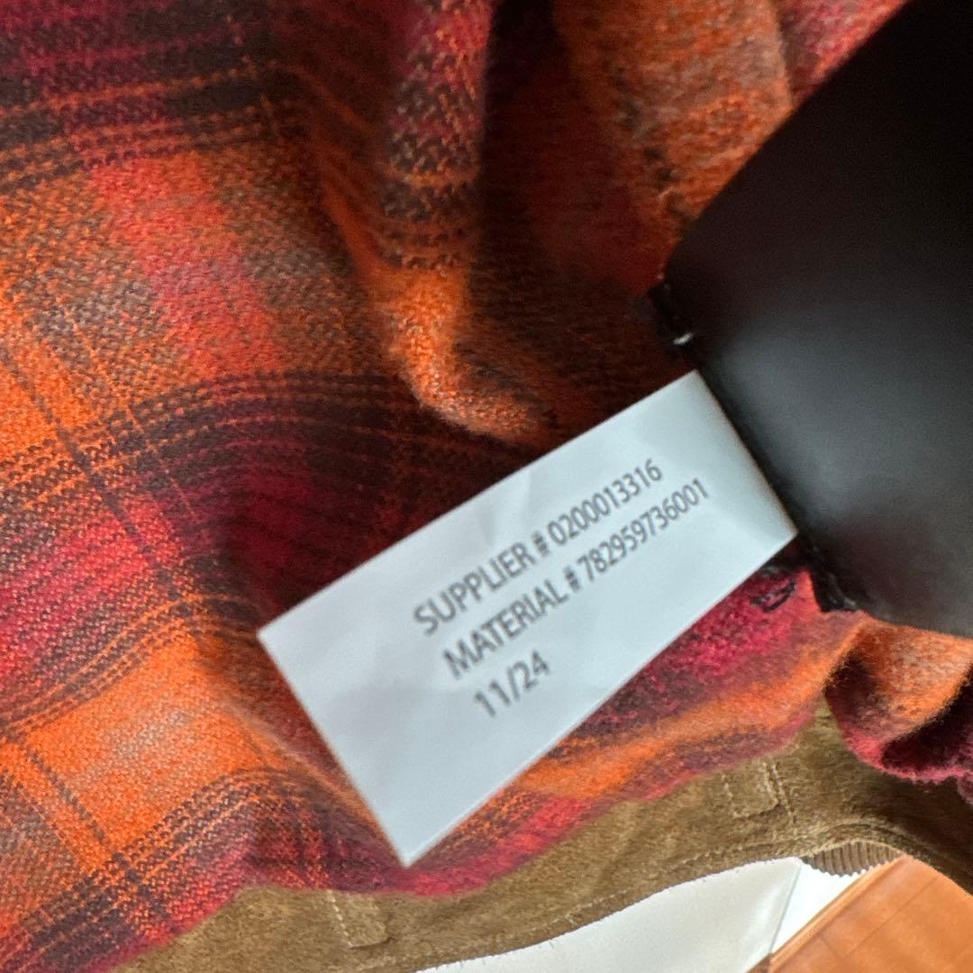 ダブルアールエル　RRL 熊ジャン　シアリング　スエード　L