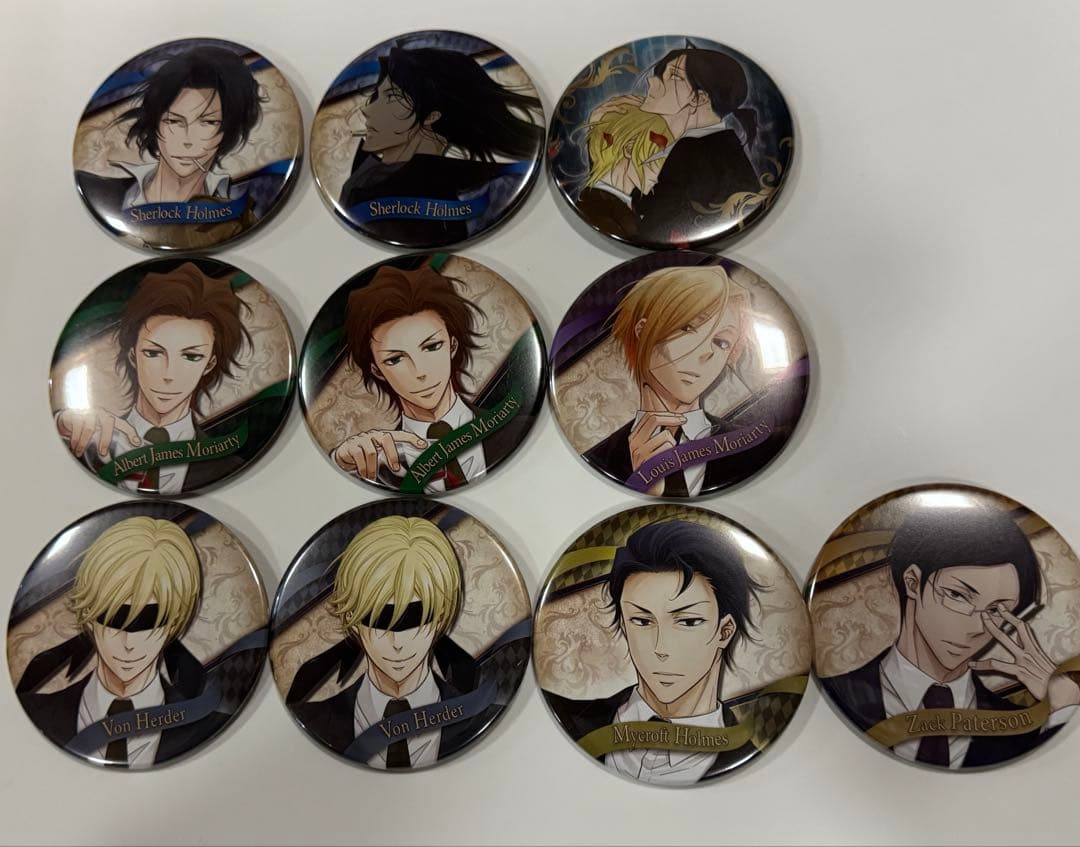 憂国のモリアーティ　コレクション缶バッジ