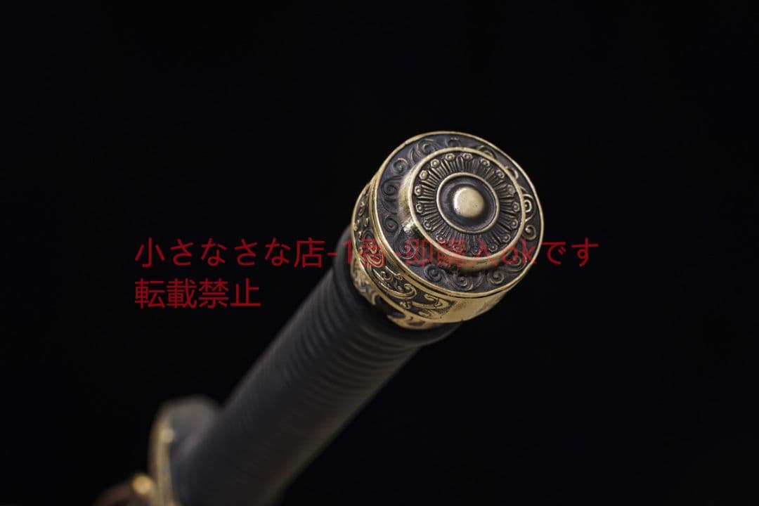 黒金古刀清腰刀百錬模様鋼  古兵器 武具 刀装具 日本刀 模造刀 居合刀