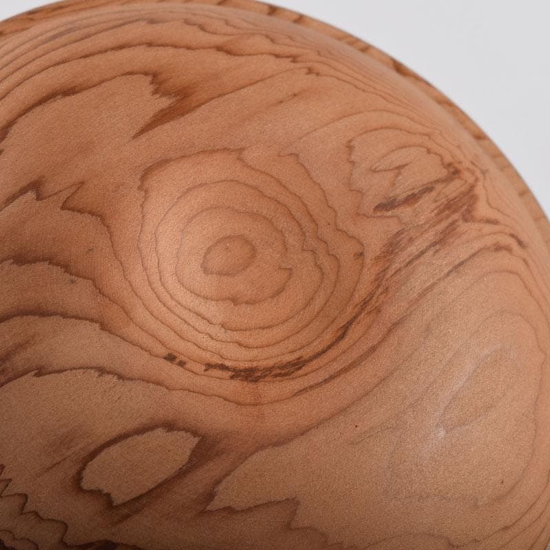 伝統工芸　飛騨一位一刀彫　江黒亮春（亮声) 作　香合　共箱　C　8474