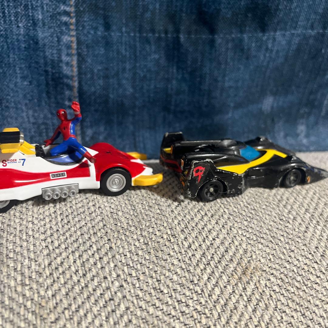 レア✳︎スパイダーマン✳︎マッハGOGOGO✳︎ミニカー✳︎3個セット✳︎フィギュア