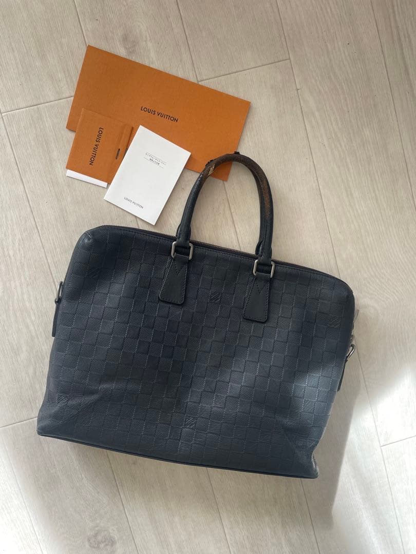 難あり　ルイ・ヴィトン ビジネスバッグ ダミエ