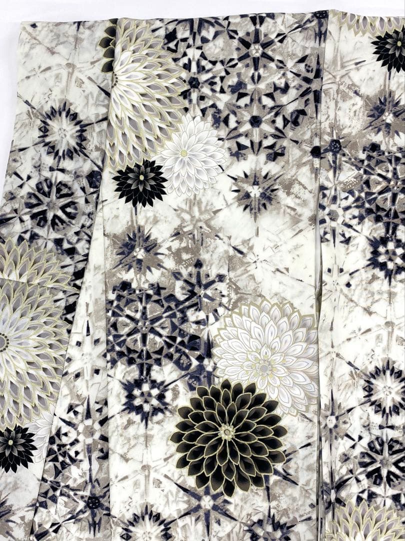 2尺袖 ブランド ポリエステル着物 ジャパンスタイル 金彩 袴用