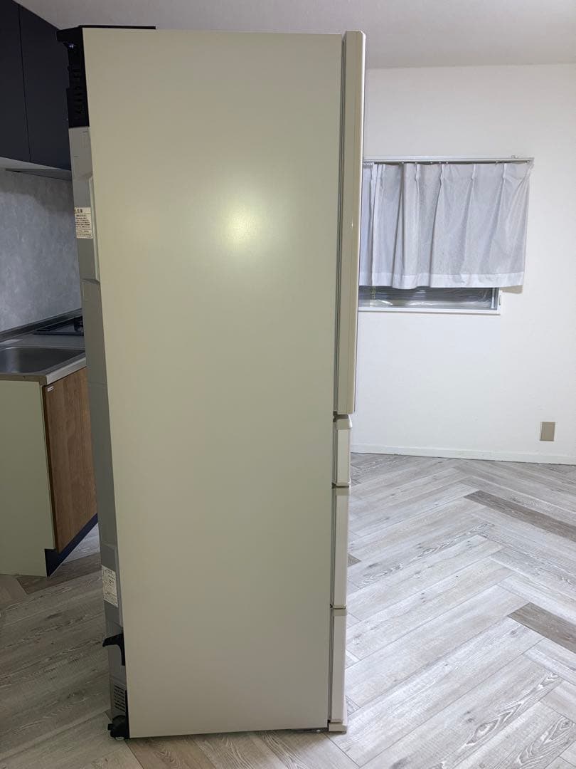 美品　Panasonic 冷蔵庫 NR-E436TL-N 自動製氷　フルオープン