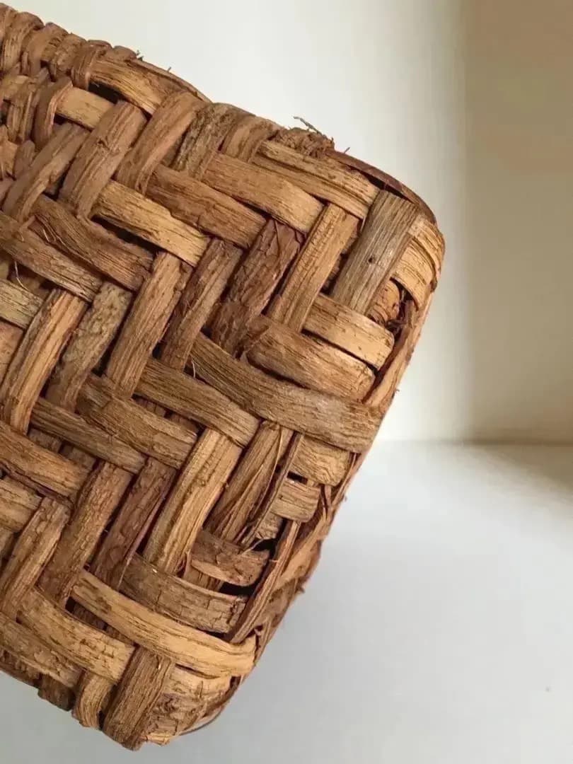 津軽の伝統工芸品 迫力の自然美 山葡萄 籠バック(大) 津軽の手仕事