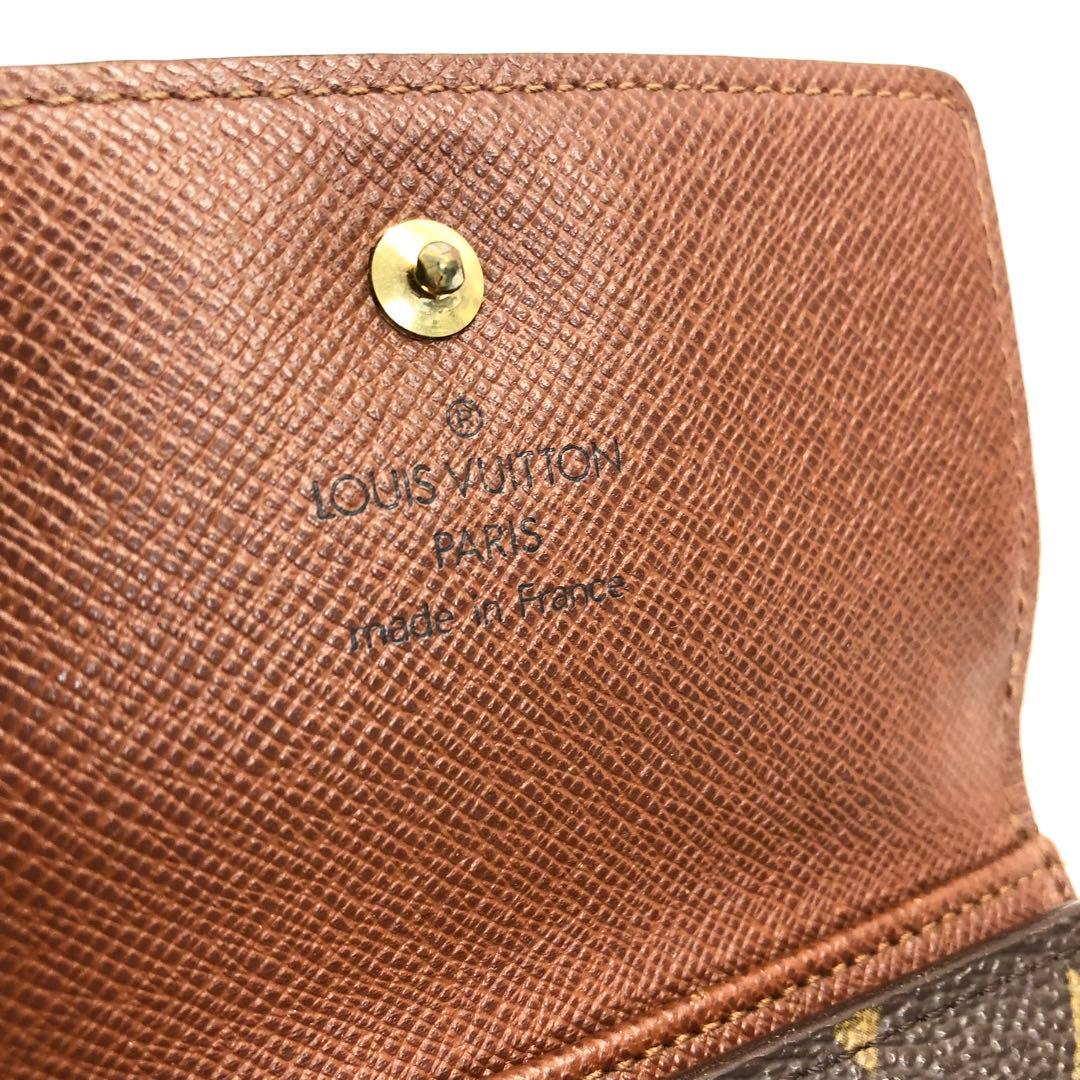 LOUIS VUITTON ヴィトン　モノグラム　三つ折り　財布