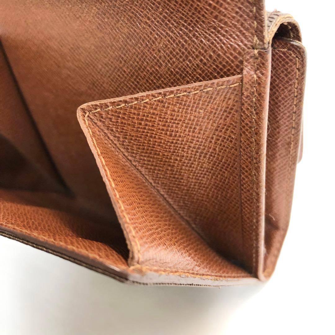 LOUIS VUITTON ヴィトン　モノグラム　三つ折り　財布