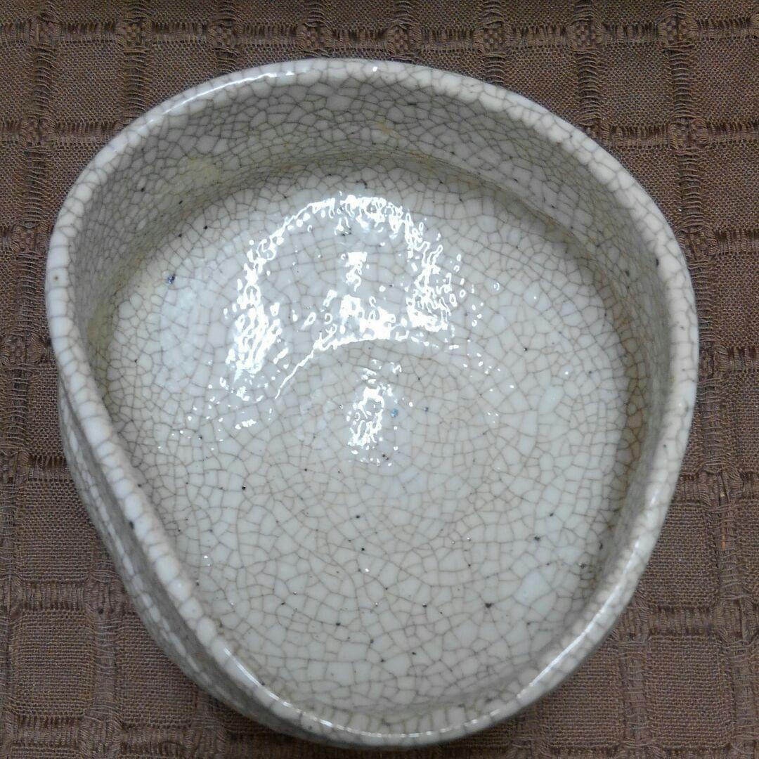 古絵志野　沓茶碗　江戸期