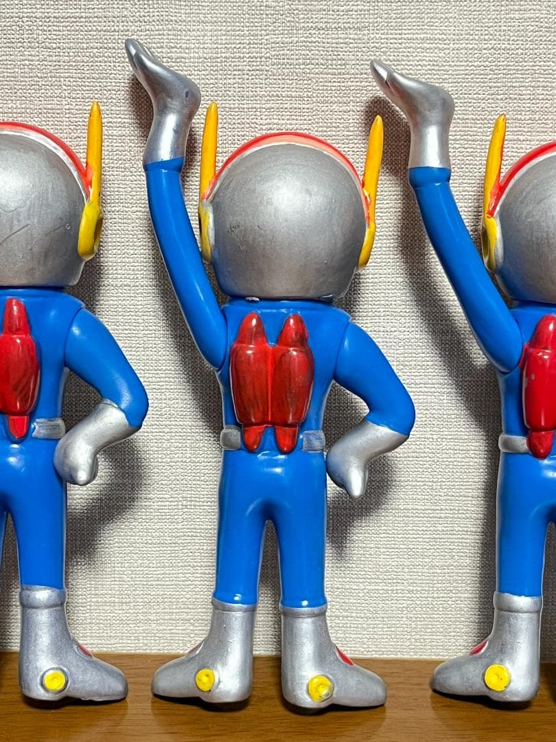 東芝 光速エスパー ソフビ ３体セット　当時物 昭和 レトロ 企業物