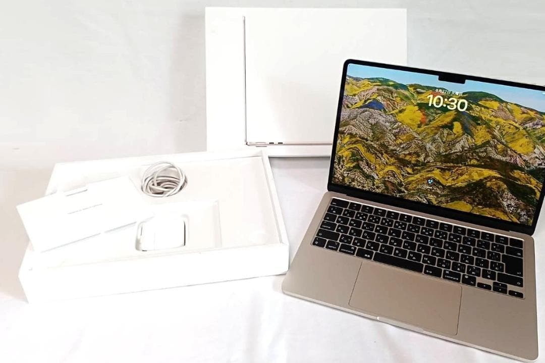 超美品 アップル MacBook Air (M2, 2022) Apple M2