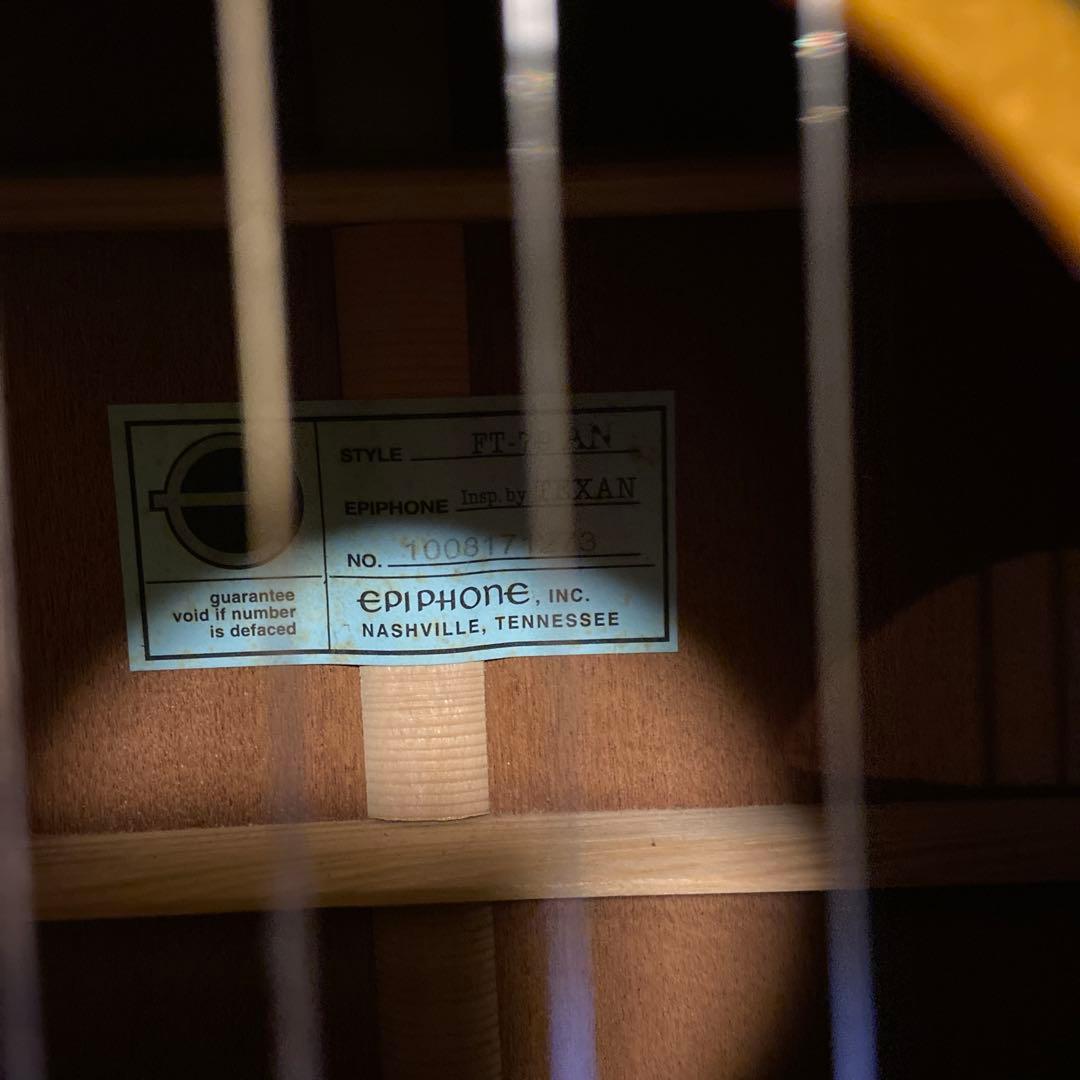 Epiphone FT-79 AN アコースティックエピフォン TEXAN