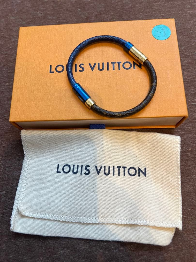 Louis Vuitton ブレスレット モノグラム　ブルー