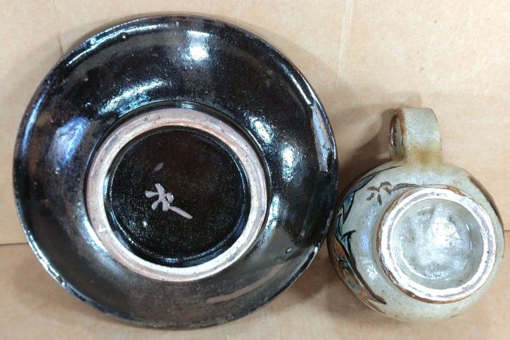 【本物保証】金城次郎 コーヒーカップ 共箱 栞 人間国宝 壷屋焼 やちむん 美品