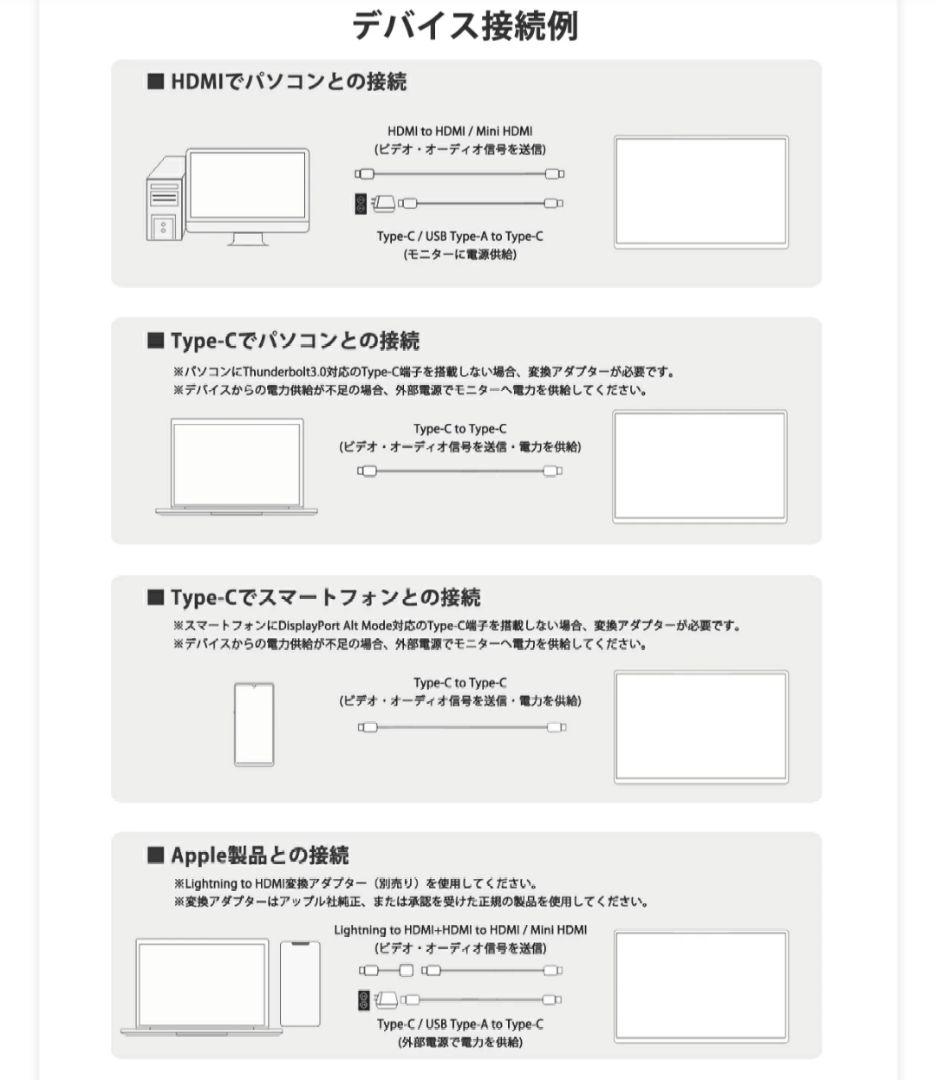 UPERFECT 23.8インチ モバイルモニター 100Hz