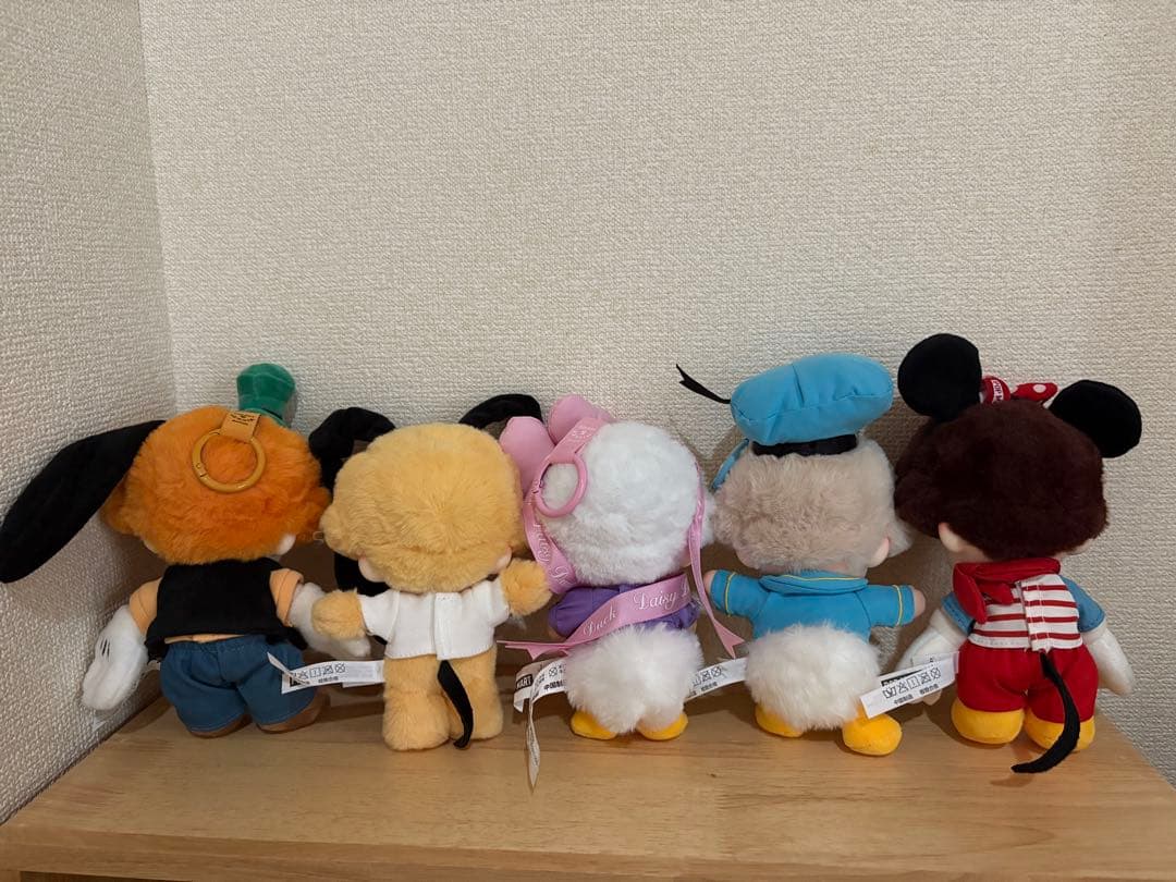 DIMOO WORLD×DISNEY ぬいぐるみキーチェーン 5点セット