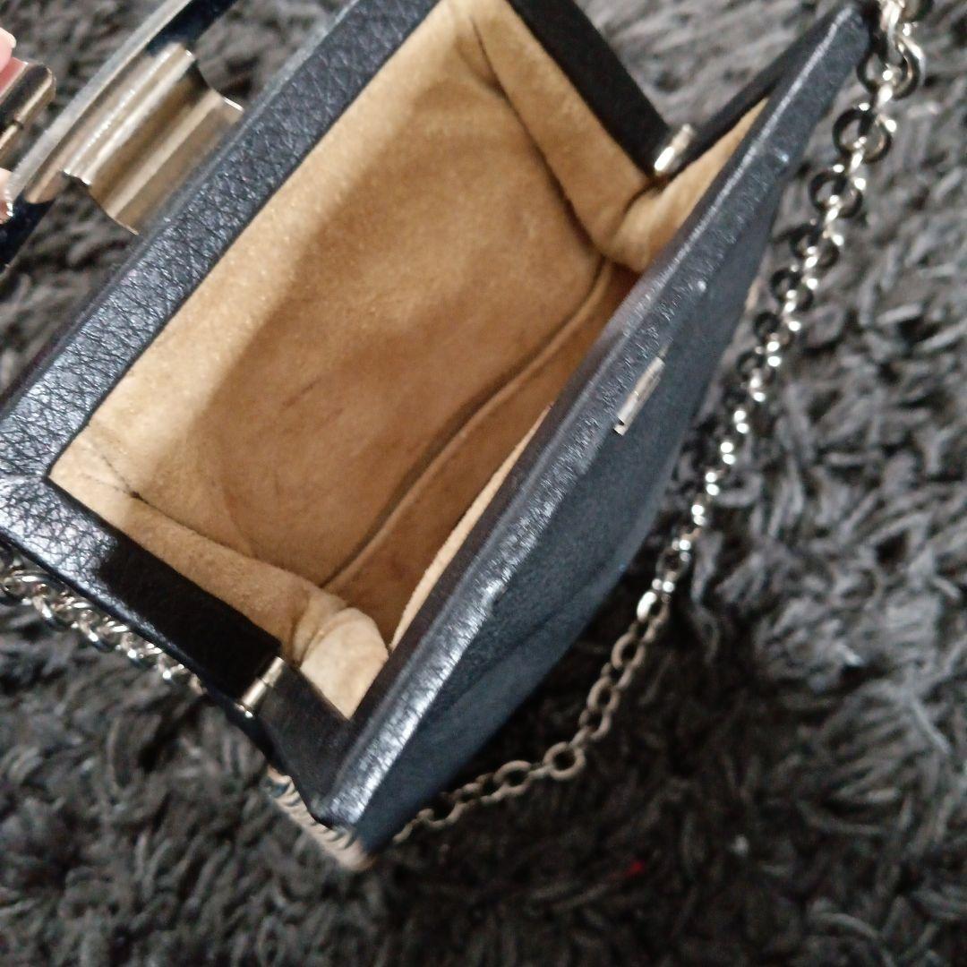 レア　フェンディ　ヴィンテージ　がま口　チェーンバッグ