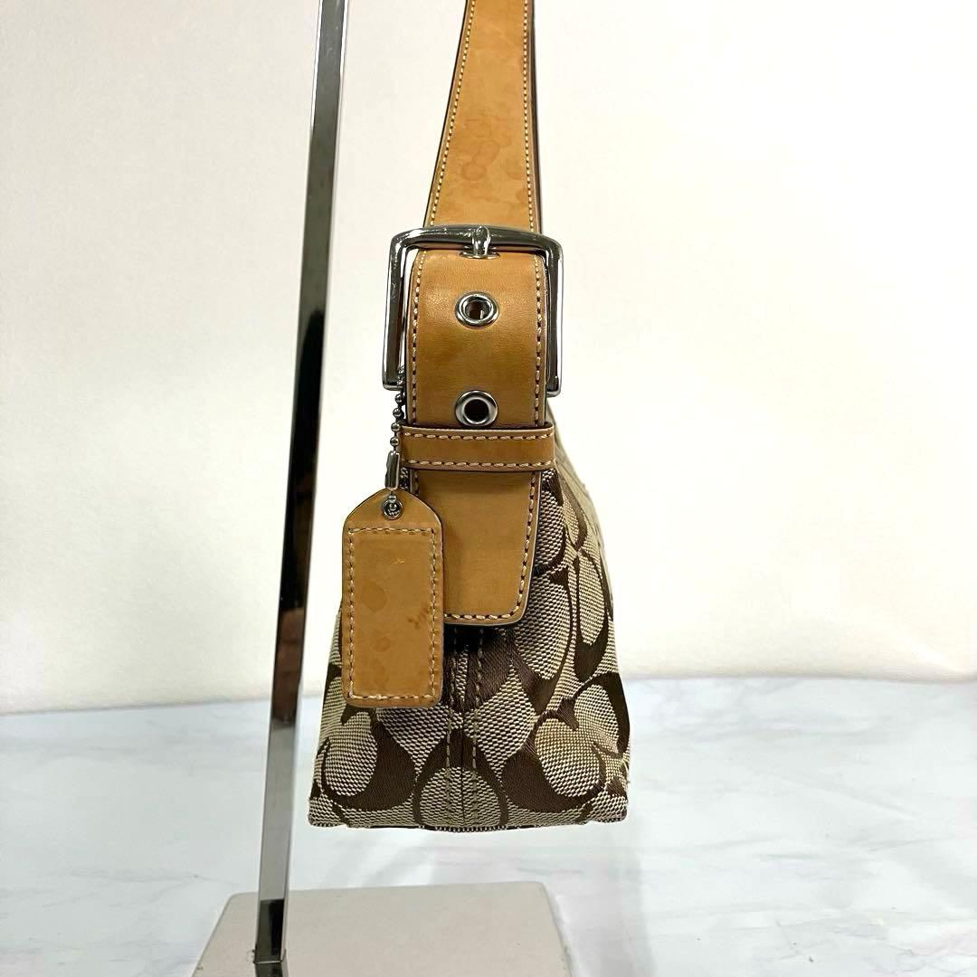 COACH コーチ 6371 アクセサリーポーチ シグネチャー　ワンショルダー