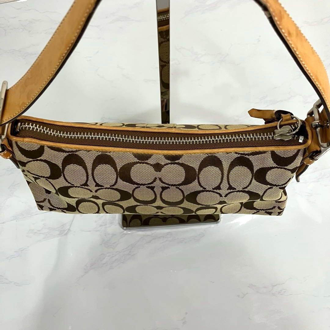 COACH コーチ 6371 アクセサリーポーチ シグネチャー　ワンショルダー