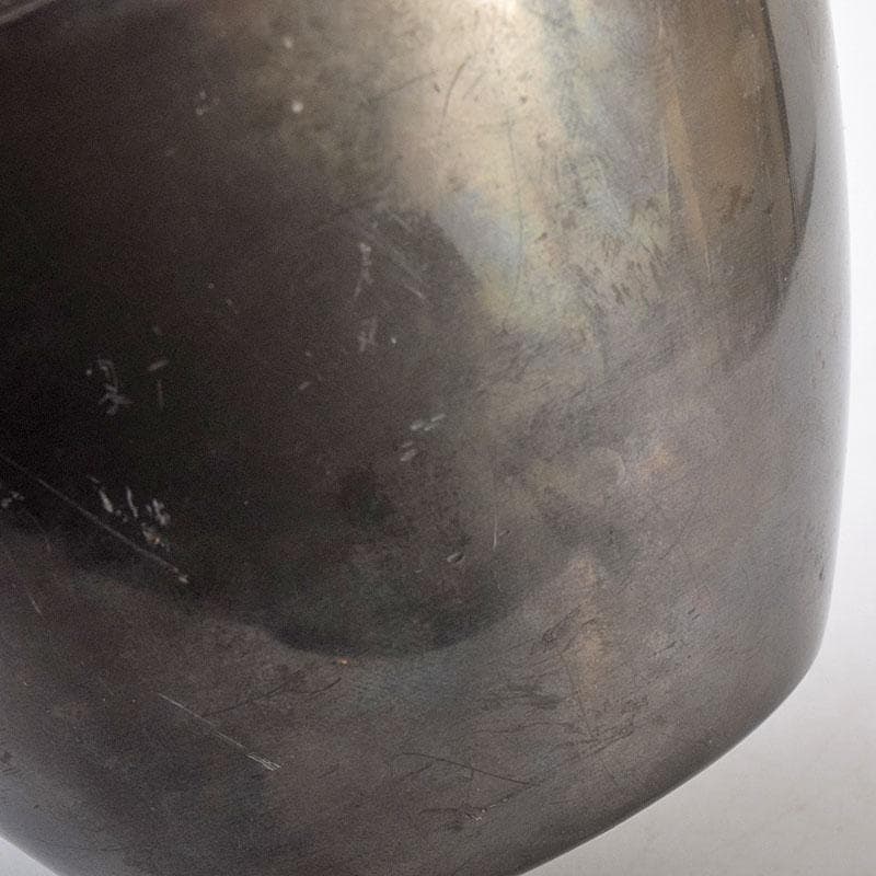 煎茶道具　錫製　茶壷　茶心壷　約718g　F　R8746