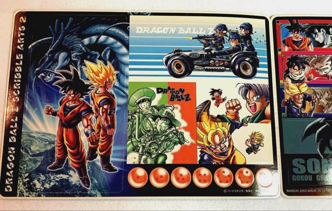 【希少】ドラゴンボールＺ　スクリブルアーツ1・2全種　大阪万博ポストカード全種