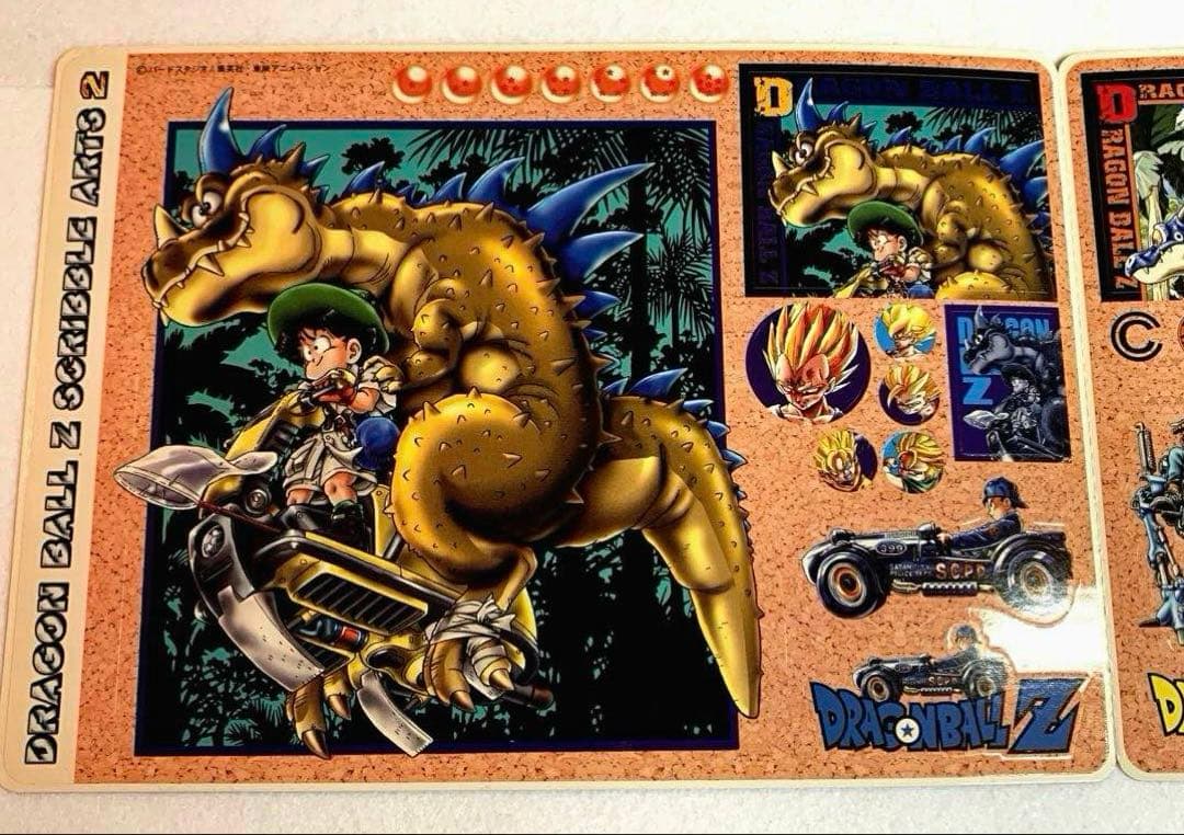 【希少】ドラゴンボールＺ　スクリブルアーツ1・2全種　大阪万博ポストカード全種