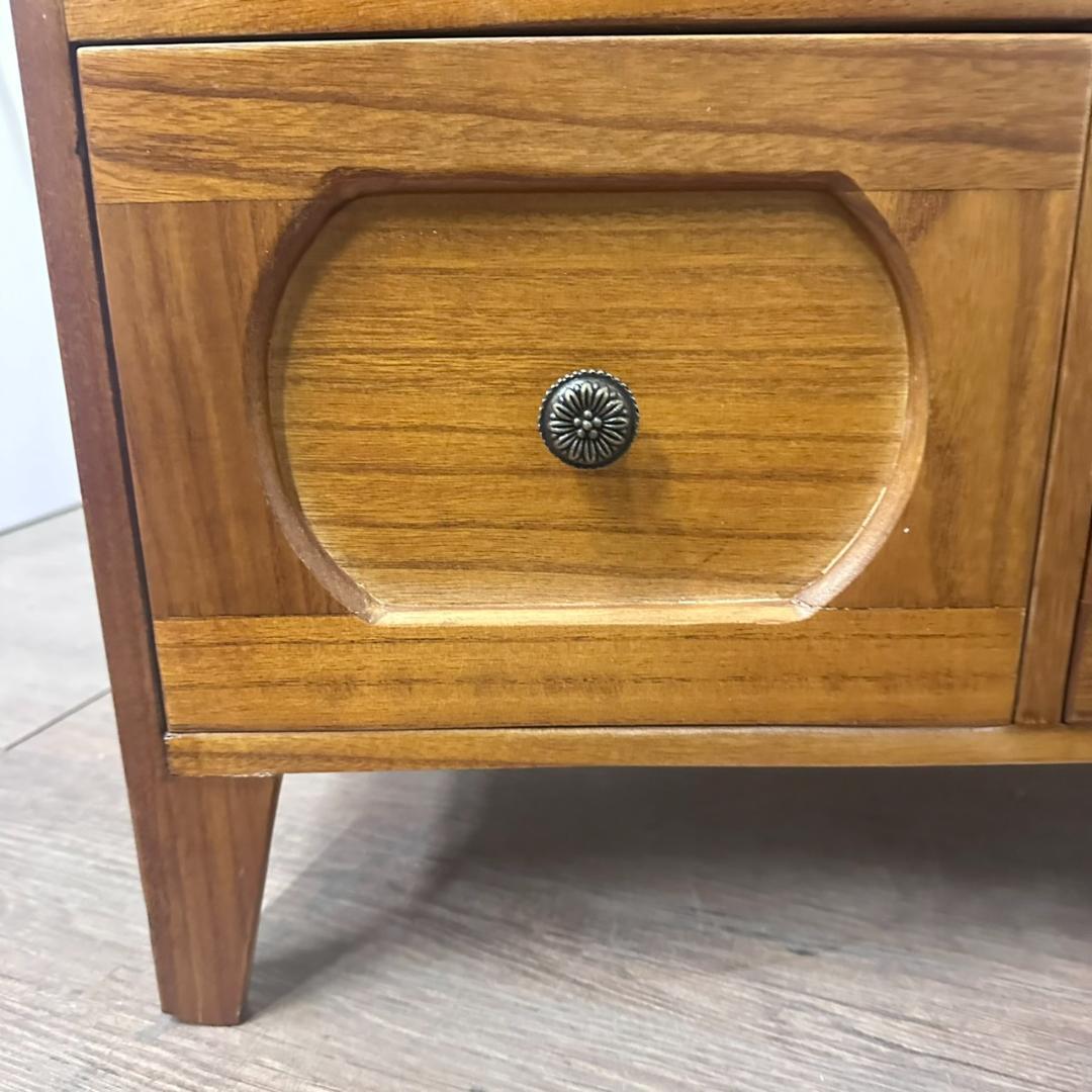 レトロシリーズ　アンティーク調　キャビネット 食器棚