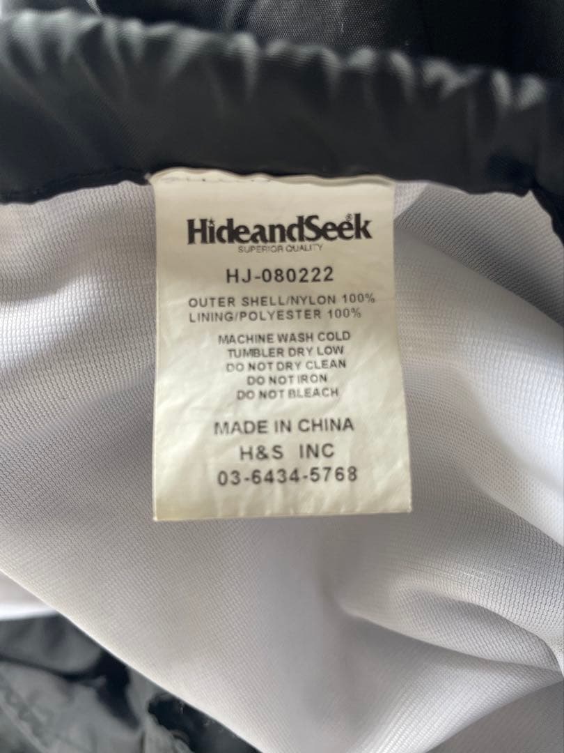 Hide and Seek 高級 ナイロンジャケット