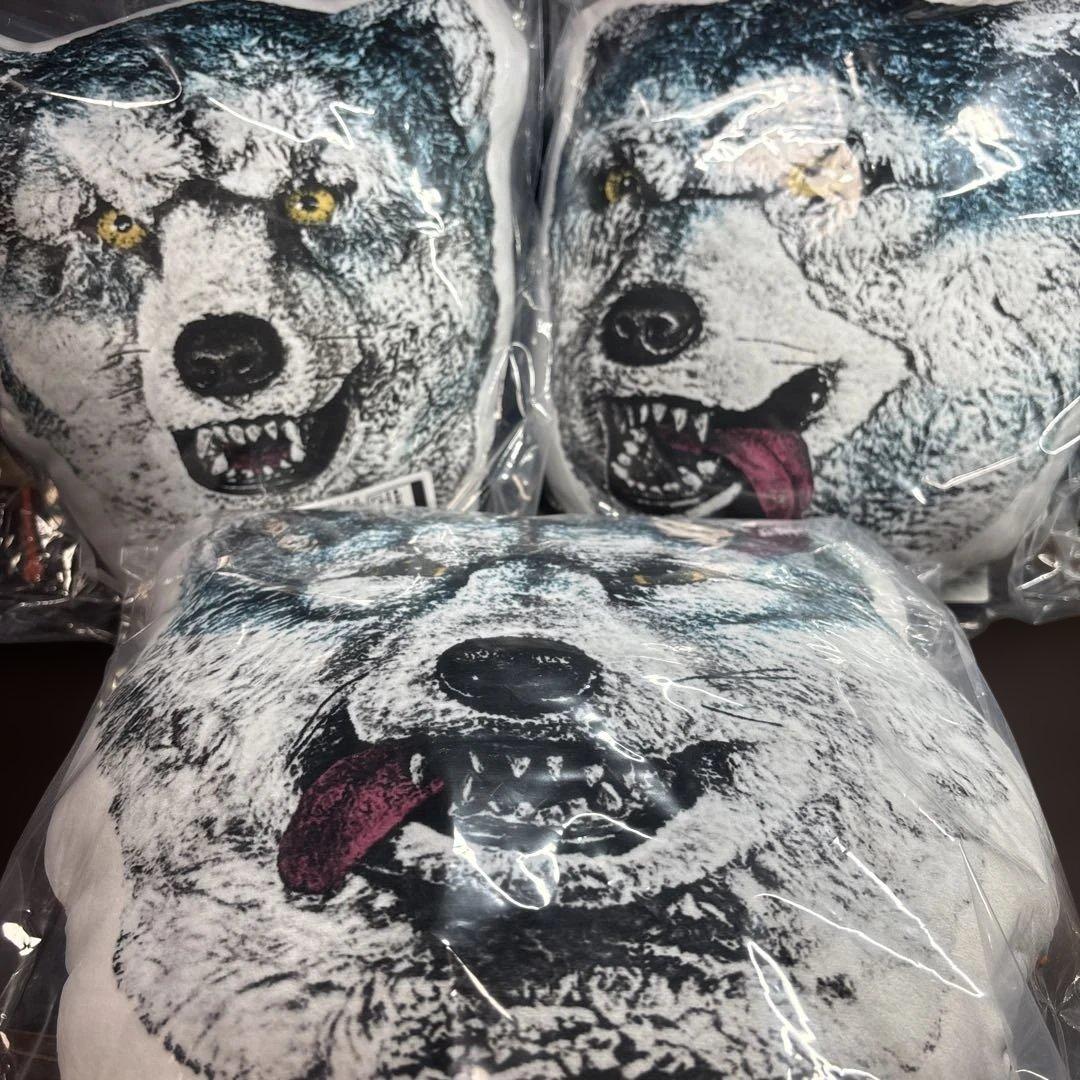 マンウィズ15th1番くじ　クッション3点＋タオル&ファイル3種セット