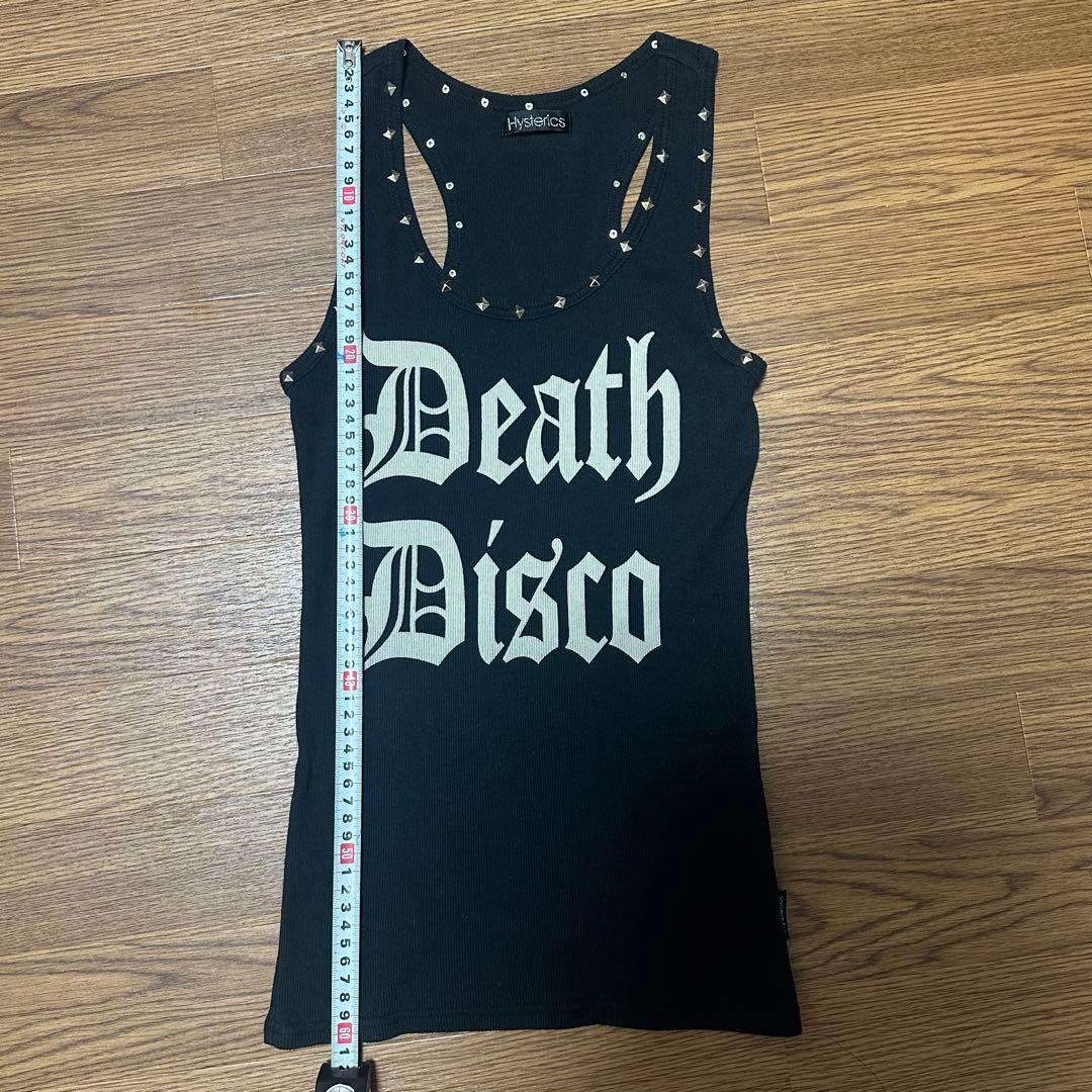 HYSTERICGLAMOUR Death Disco スタッズ付きタンクトップ