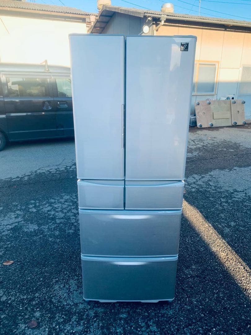 ♻️送料設置無料 SHARP ノンフロン冷凍冷蔵庫　SJ-XF44X-S