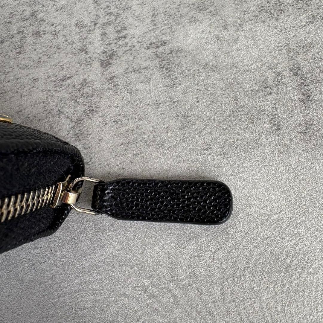 CHANEL キャビアスキン　トランプ　マトラッセ　ケース　カードケース