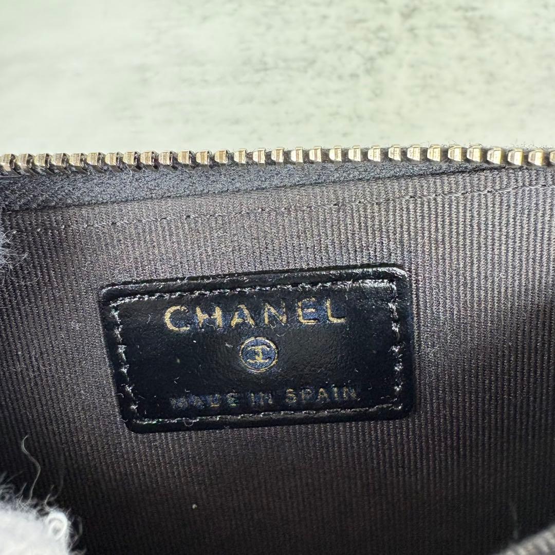 CHANEL キャビアスキン　トランプ　マトラッセ　ケース　カードケース