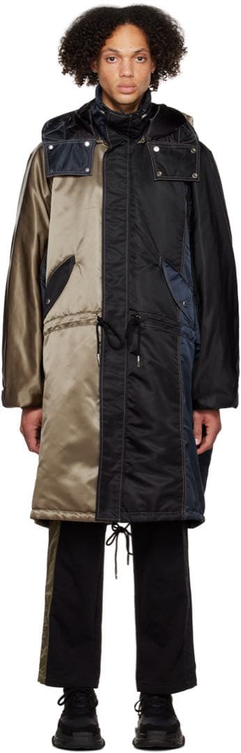 さ*ん様 FENG CHEN WANG マルチカラー パネル コート