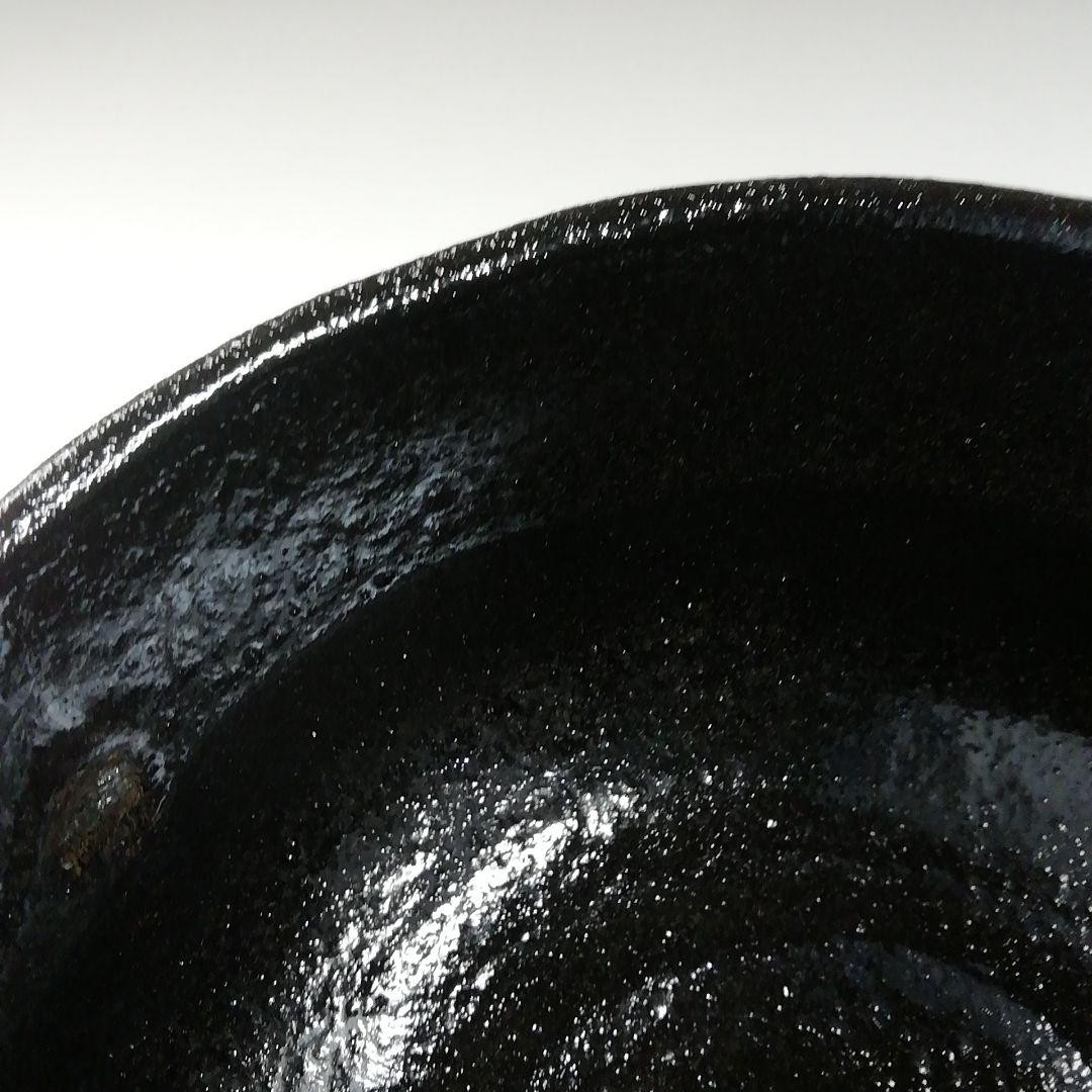 Ｔ７６０　茶碗　『黒楽茶碗』『一楽 造』　共箱　抹茶碗　茶道具